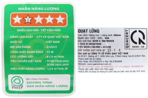 Quạt lửng Asia A16021-XV0 Xám