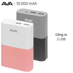  Pin sạc dự phòng Polymer 10.000mAh AVA Pilot 