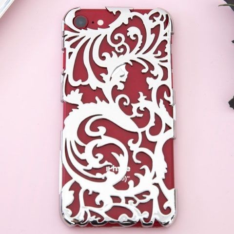 Ốp lưng iPhone 7 - iPhone 8 Nhựa cứng Paper Cutting COSANO Bạc