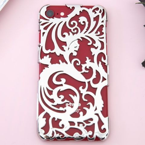 Ốp lưng iPhone 7 - iPhone 8 Nhựa cứng Paper Cutting COSANO Bạc
