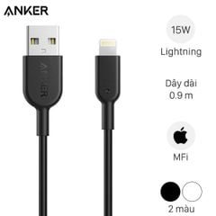 Cáp Lightning MFI 0.9m Anker Powerline II A8432 
