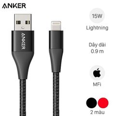 Cáp Lightning MFI 0.9m Anker PowerLine+ II A8452 