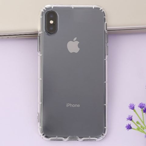 Ốp lưng iPhone X Nhựa dẻo Air Shock JM Nude Pbag