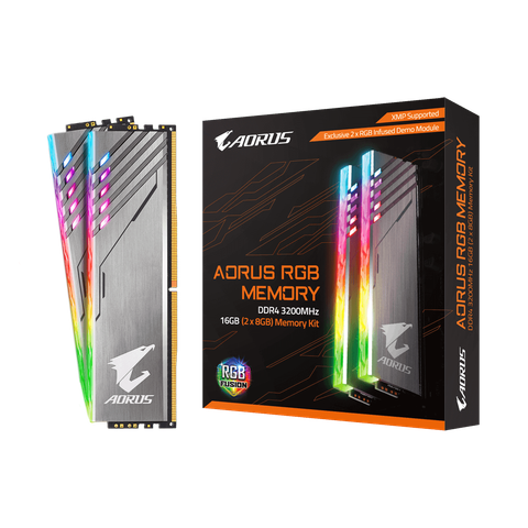 RAM Aorus 16GB (2x8GB) – 3200MHz DDR4 – Demo Kit