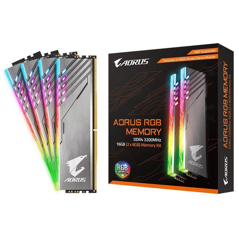 RAM Aorus Gigabyte Heatsink RGB (8GB x 2) 3200MHz