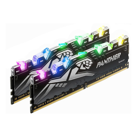 RAM Apacer Panther Rage RGB Silver-Golden AURA2 16GB (2x8GB) – 3200Mhz