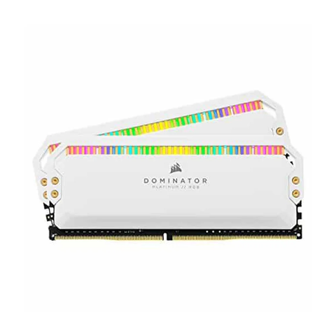 Ram Corsair Dominator Platinum RGB 16GB (2x8GB) DIMM 3200Mhz DDR4 White CMT16GX4M2C3200C16W