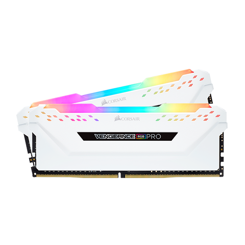 RAM Corsair Vengeance Pro RGB 16GB (2x8GB) DDR4 3200Mhz Trắng CMW16GX4M2E3200C16W