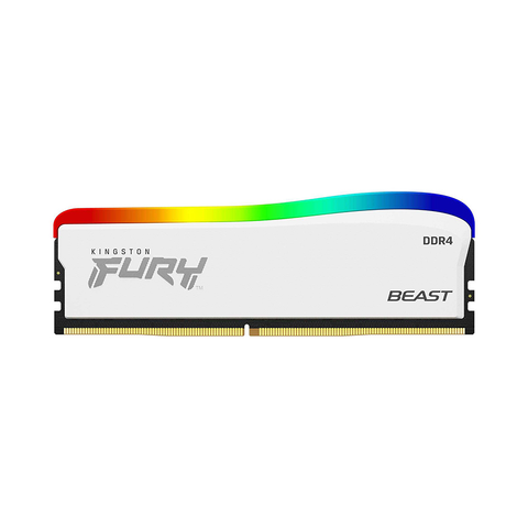 RAM Kingston Fury Beast 16GB 3200MHz DDR4 RGB White (KF432C16BWA/16)