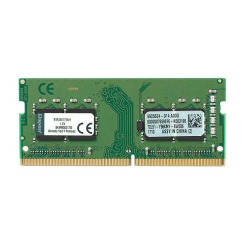 Ram Laptop Kingston 4gb Ddr4 Bus 2400 Kvr24s17s6/4