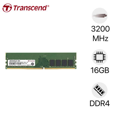 Ram PC Transcend DDR4 3200MHz 16GB JM3200HLE-16G