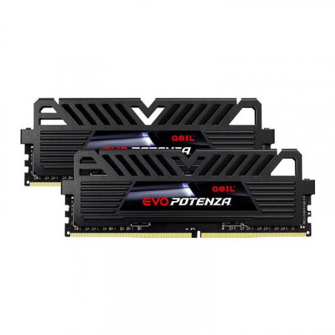 Ram Geil Evo Potenza 16gb (2x8gb) Ddr4 2666mhz Black