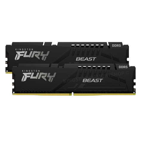 Ram Kingston Fury Beast K2 32gb Ddr5 5600mhz Kf556c40bbk2-32