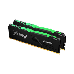  Ram Kingston Fury Beast Rgb Ddr4 3600mhz (kf436c18bbak2/32) 