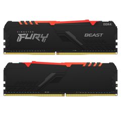  Ram Kingston Fury Beast Black Rgb 16gb Ddr4 3200mhz 
