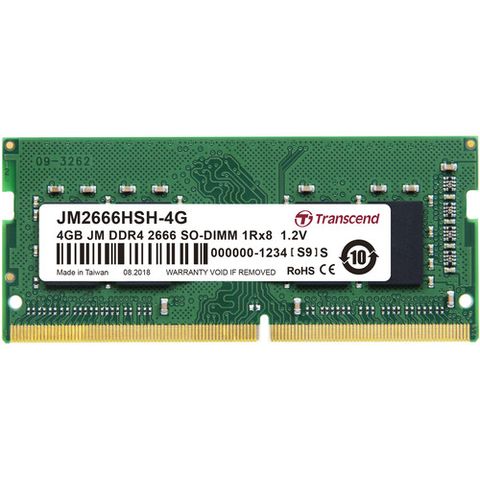 Ram Laptop Transcend 4gb Ddr4 2666mhz So-dimm