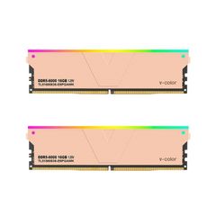  Ram V-color Ddr5 32gb(2x16gb)6000mhz Golden Armis Rgb U-dlmm 