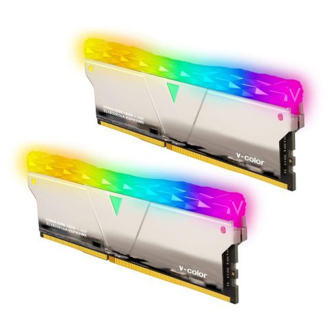 Ram V-color Prism Pro Rgb 16gb (8gbx2) 3200mhz White