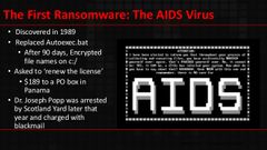  Câu chuyện kỳ ​​lạ về người phát minh ra phần mềm tống tiền ransomware 