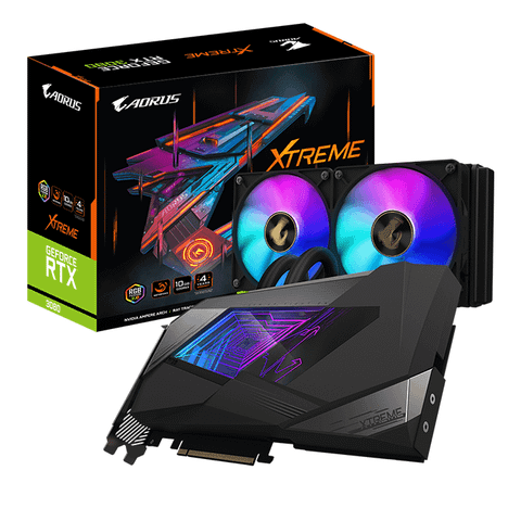 VGA GIGABYTE AORUS RTX 3080 XTREME WATERFORCE WB 10G