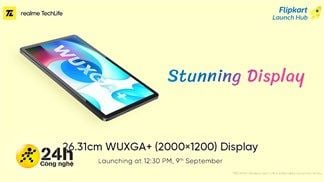 Máy tính bảng siêu mỏng Realme Pad chính thức được xác nhận thông số màn hình và màu sắc: Ấn tượng với tông vàng