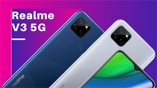 Smartphone 5G giá rẻ Realme V3 5G ra mắt với chip Dimensity 720, bộ 3 camera sau 13MP, giá chỉ từ 3.4 triệu đồng