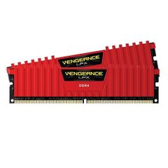  Vengeance® Lpx 8Gb (2X4Gb) Ddr4 Dram 2400Mhz C16 - Red 