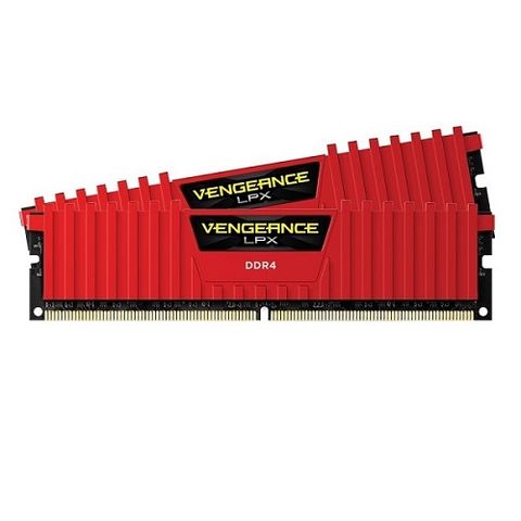 Vengeance® Lpx 4Gb (1X4Gb) Ddr4 Dram 2400Mhz C14 - Red