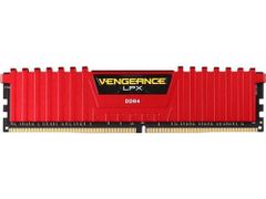  Vengeance® Lpx 8Gb (2X4Gb) Ddr4 Dram 2400Mhz C14 - Red 