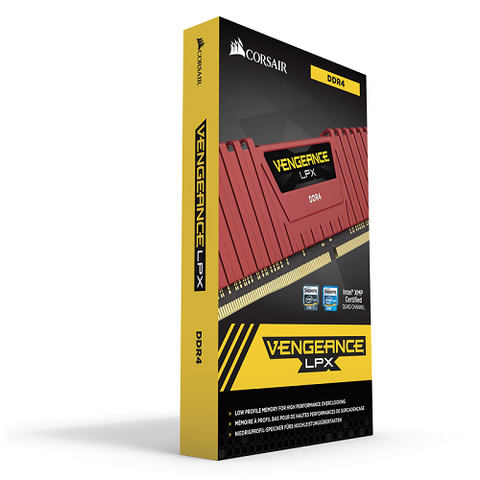 Vengeance® Lpx 16Gb (2X8Gb) Ddr4 Dram 4333Mhz C19 - Red