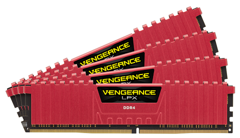 Vengeance® Lpx 32Gb (4X8Gb) Ddr4 Dram 3000Mhz C15 - Red