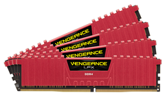  Vengeance® Lpx 16Gb (4X4Gb) Ddr4 Dram 3200Mhz C15 - Red 