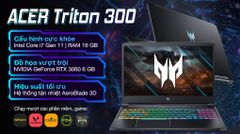  Laptop Acer Predator Triton 300 PT315 53 75LQ i7 11800H/16GB/512GB/6GB RTX3060/165Hz/Win10 (NH.QDQSV.001) 