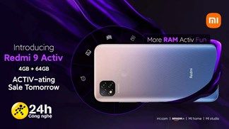 Redmi 9 Activ ra mắt: Nhiều màu sắc sành điệu, chạy chip chơi game Helio, pin lớn mà giá chưa tới 3 triệu đồng