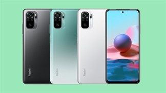 Redmi Note 10 rò rỉ ảnh render chính thức với 3 màu sắc bắt mắt, thiết kế tạo điểm nhấn ở cả màn hình đục lỗ và cụm camera
