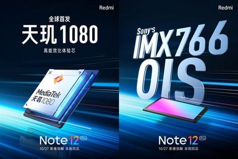Redmi Note 12 Pro Được Xác Nhận Chạy Dimensity 1080, Camera Sony Và Màu Đẹp