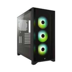  Case Corsair Icue 4000x Rgb Tempered Glass Black Cc-9011204-ww 