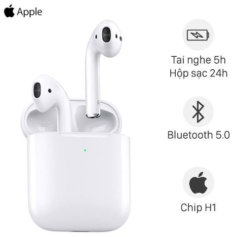Tai nghe Bluetooth AirPods 2 Wireless charge Apple MRXJ2