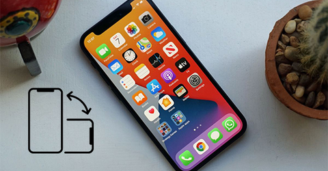 Cách xoay, tắt xoay màn hình trên iPhone 12, 12 Pro, 12 Pro Max