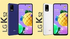  LG K52 lộ ảnh render, tiết lộ thiết kế mặt trước và sau, hai phiên bản màu sắc và có 4 camera sau hình chữ nhật 