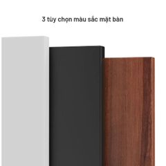  Mặt bàn nâng hạ HyperWork Atlas | Đen - Trắng 