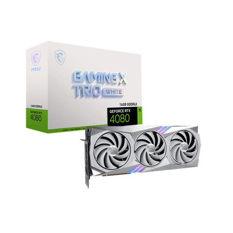 VGA MS RTX 4080 16GB GAMING X TRIO WHITE
