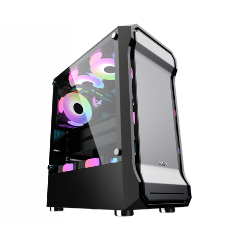Vỏ case MIK AH01 - Đen (ATX - mATX)