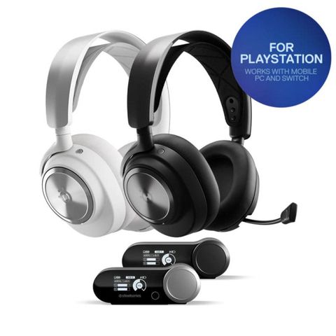 Tai nghe SteelSeries Arctis Nova Pro Wireless P (Series PS5) + Infinity Power System | Black/White