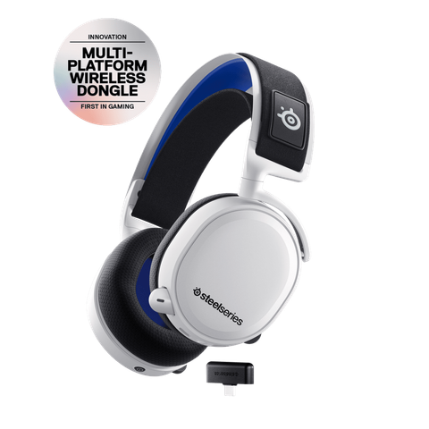 Tai nghe SteelSeries Arctis 7P+ Playstation Edition | Trắng