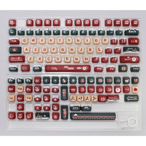 Set Keycap Christmas Noel | MOA Profile - PBT DyeSub - 134 Keys