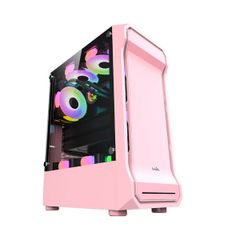  Vỏ case MIK AH01 - Hồng (ATX - mATX) 