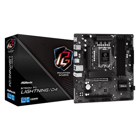 Mainboard Asrock B760M PG LIGHTNING/D4 | LGA 1700 | DDR4