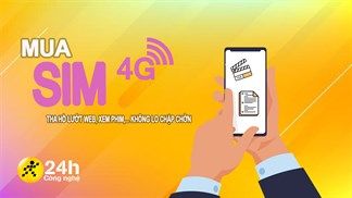 Muốn lên mạng không lo chập chờn, sắm ngay SIM 4G ở Trung Tâm Bảo Hành thôi, với vô vàn gói DATA hấp dẫn