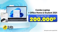  Khuyến mãi Combo: Mua laptop, PC kèm Office 2021 nhận ngay thẻ cào trị giá 200K, duy nhất chỉ có tại Trung Tâm Bảo Hành 
